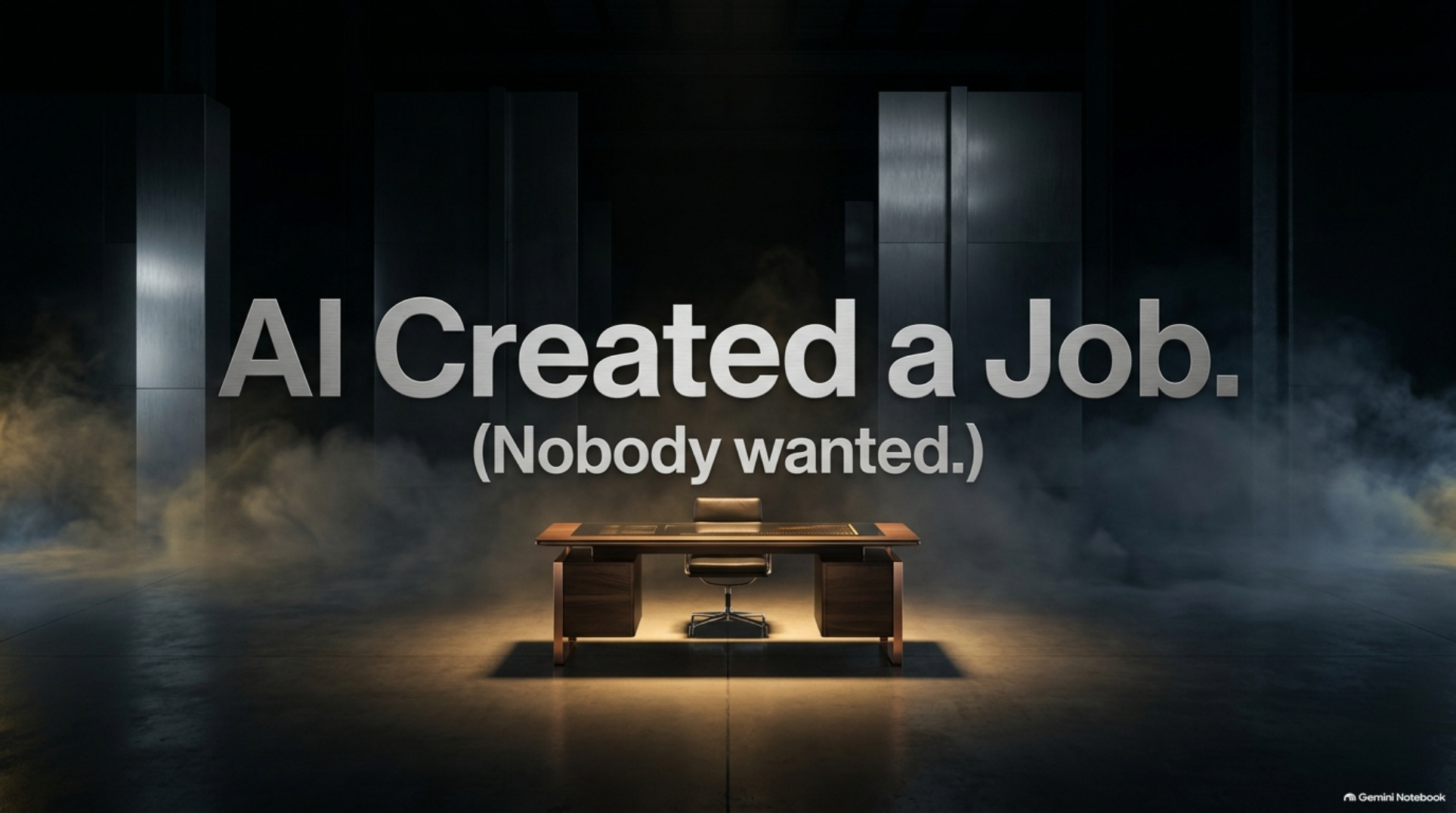AI Created a Job. (Nobody wanted.)